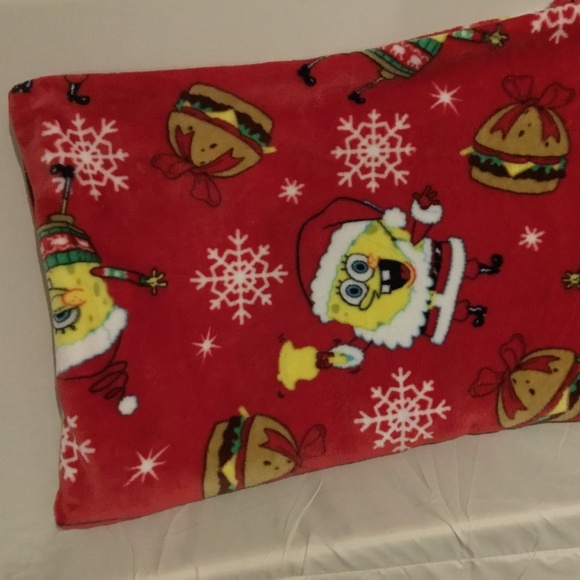 SpongeBob Christmas Blanket - Picture 2 of 2